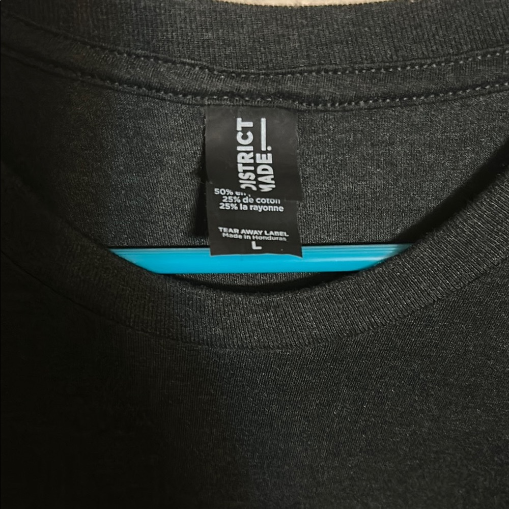 Black Short Sleeve Tee with Urban Graphic - Picture 3 of 4